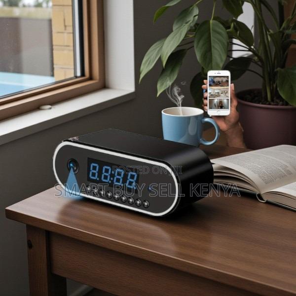 High-Quality Video Clarity 1080p Hd Table Clock Wifi Spy Hidden Camera