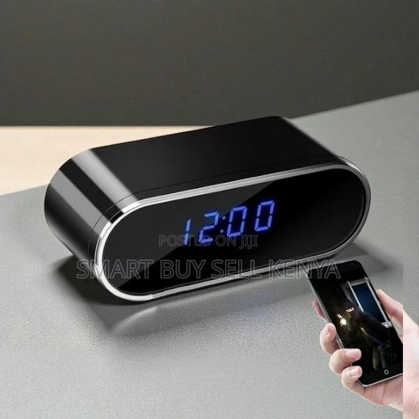 Long Standby Battery Life 1080p Hd Table Clock Wifi Spy Hidden Camera