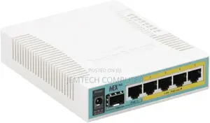 Mikrotik Routerboard Hex Rb960pgs 128mb Router Gigabit 5 Ports Poe In
