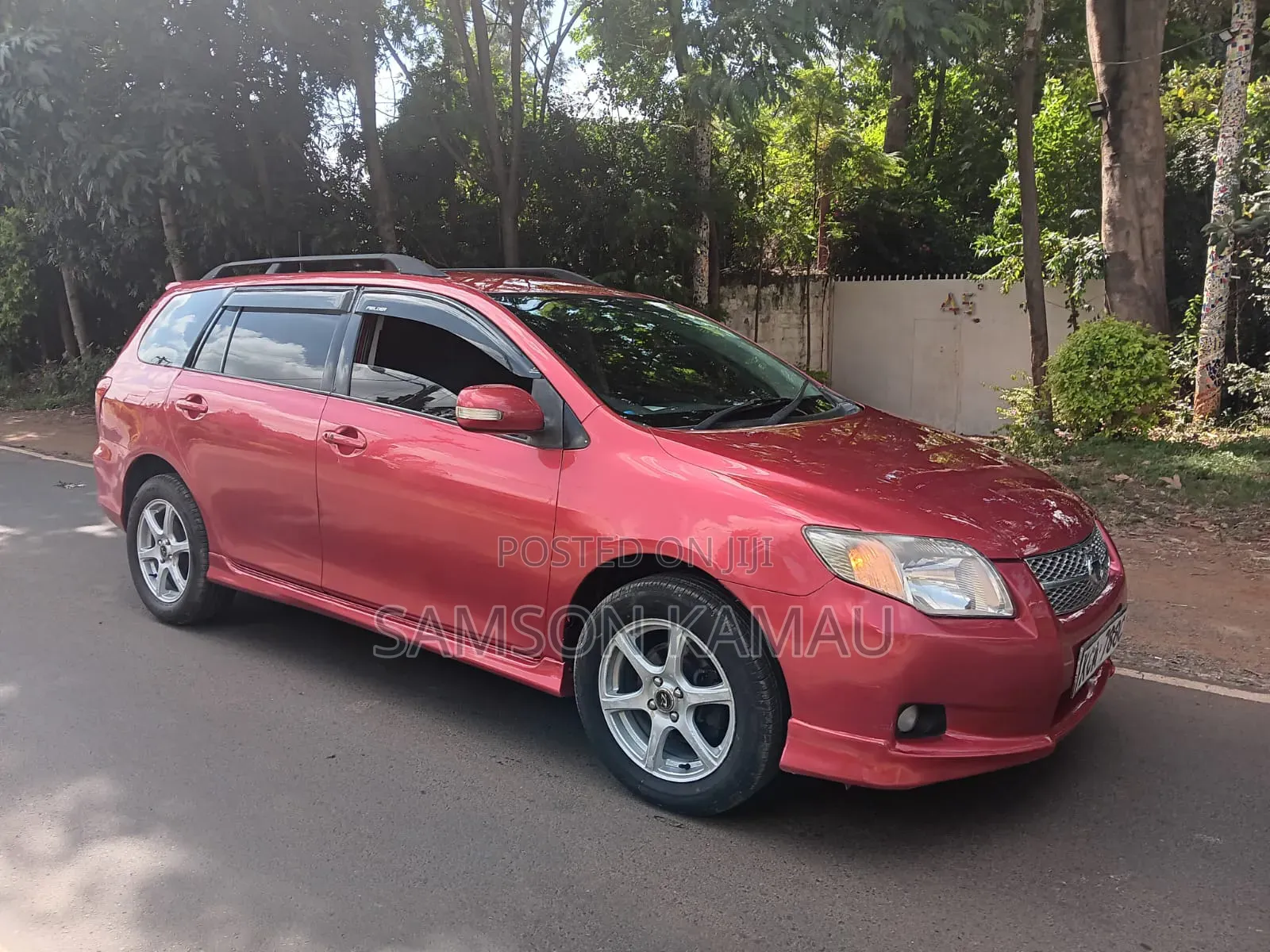 Toyota Corolla Fielder 2009 Maroon
