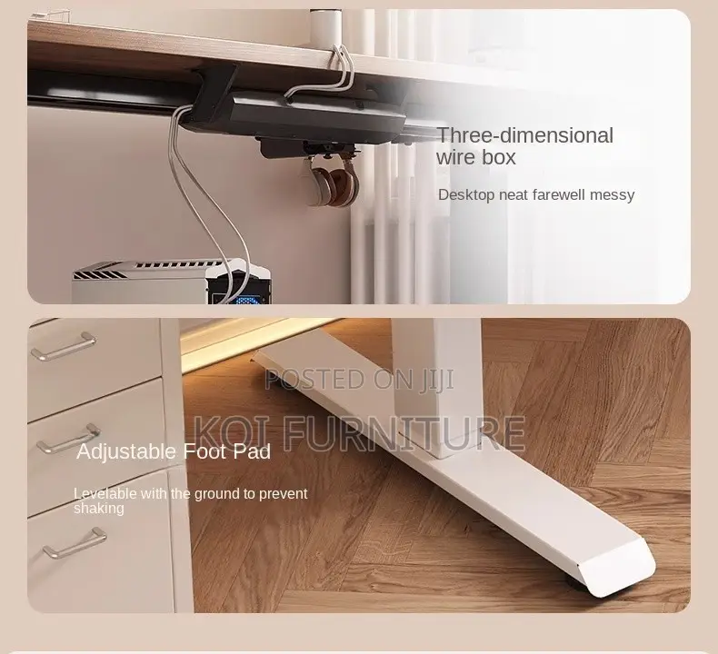 Office Desk; 1.8 Meter Height Adjustable Effortless Office Table