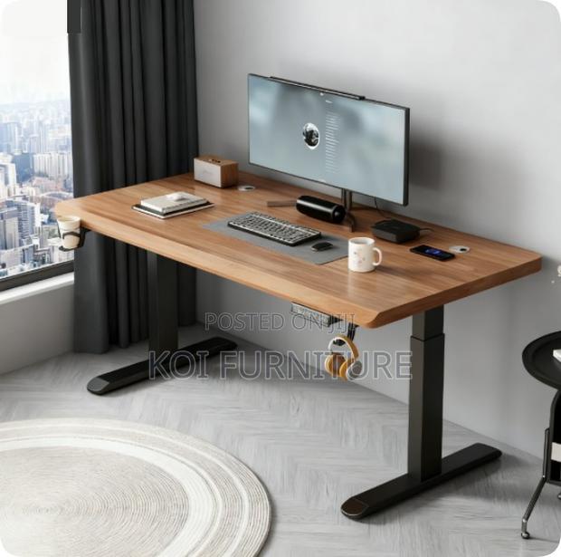 Office Desk; 1.8 Meter Height Adjustable Effortless Office Table - thumbnail 4