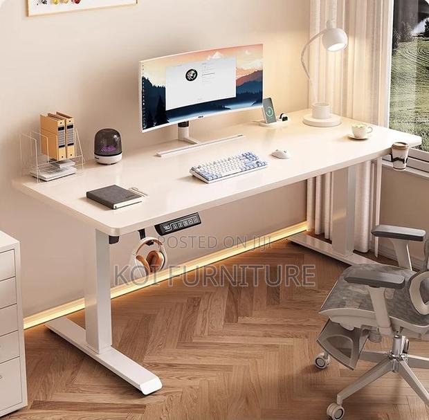 Office Desk; 1.8 Meter Height Adjustable Effortless Office Table - thumbnail 5