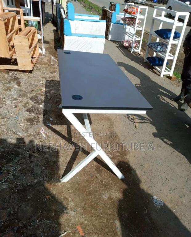 Metallic Study Table Compact Design