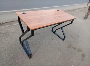 Metallic Desk Workstation