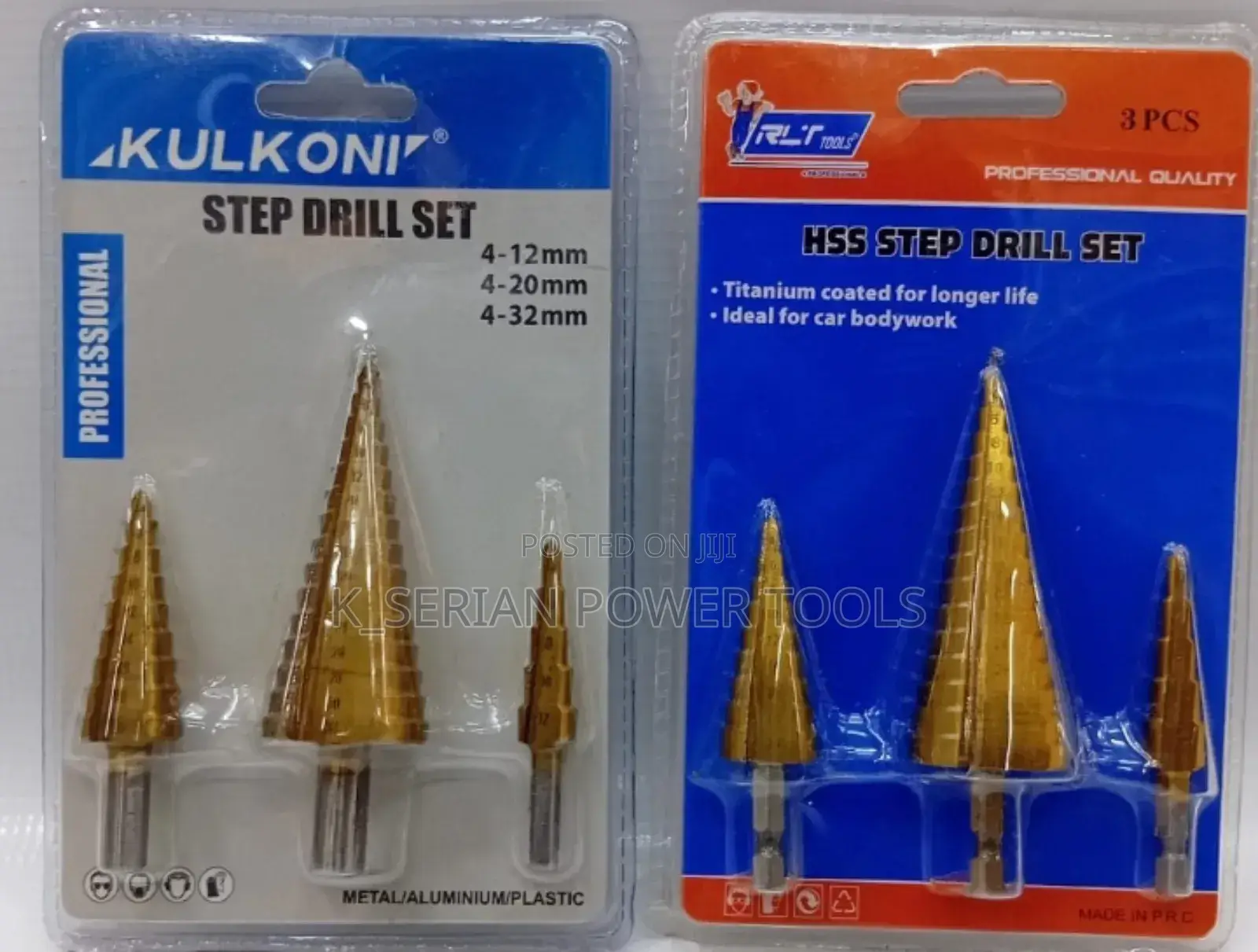 Affordable 3pc Step Drill Set/Step Drill Set