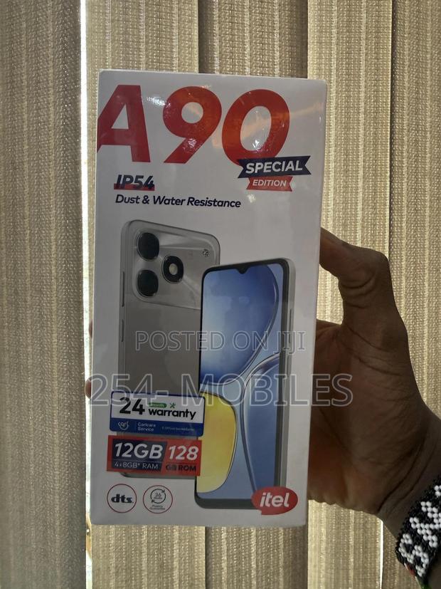 New Itel A90 128 GB Gray