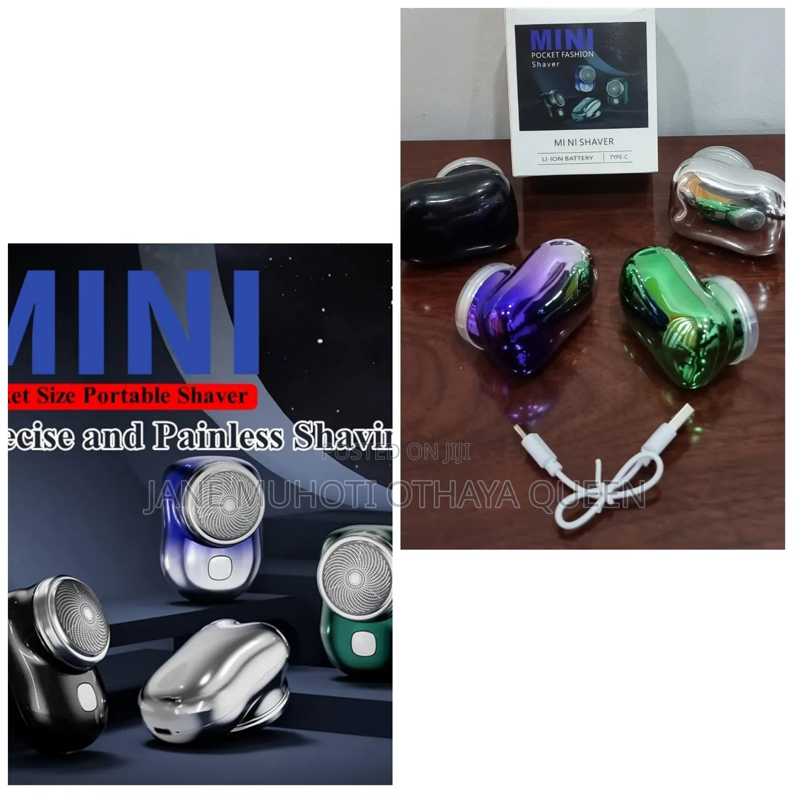 Rechargeable Pocket Mini Shaver Grinder