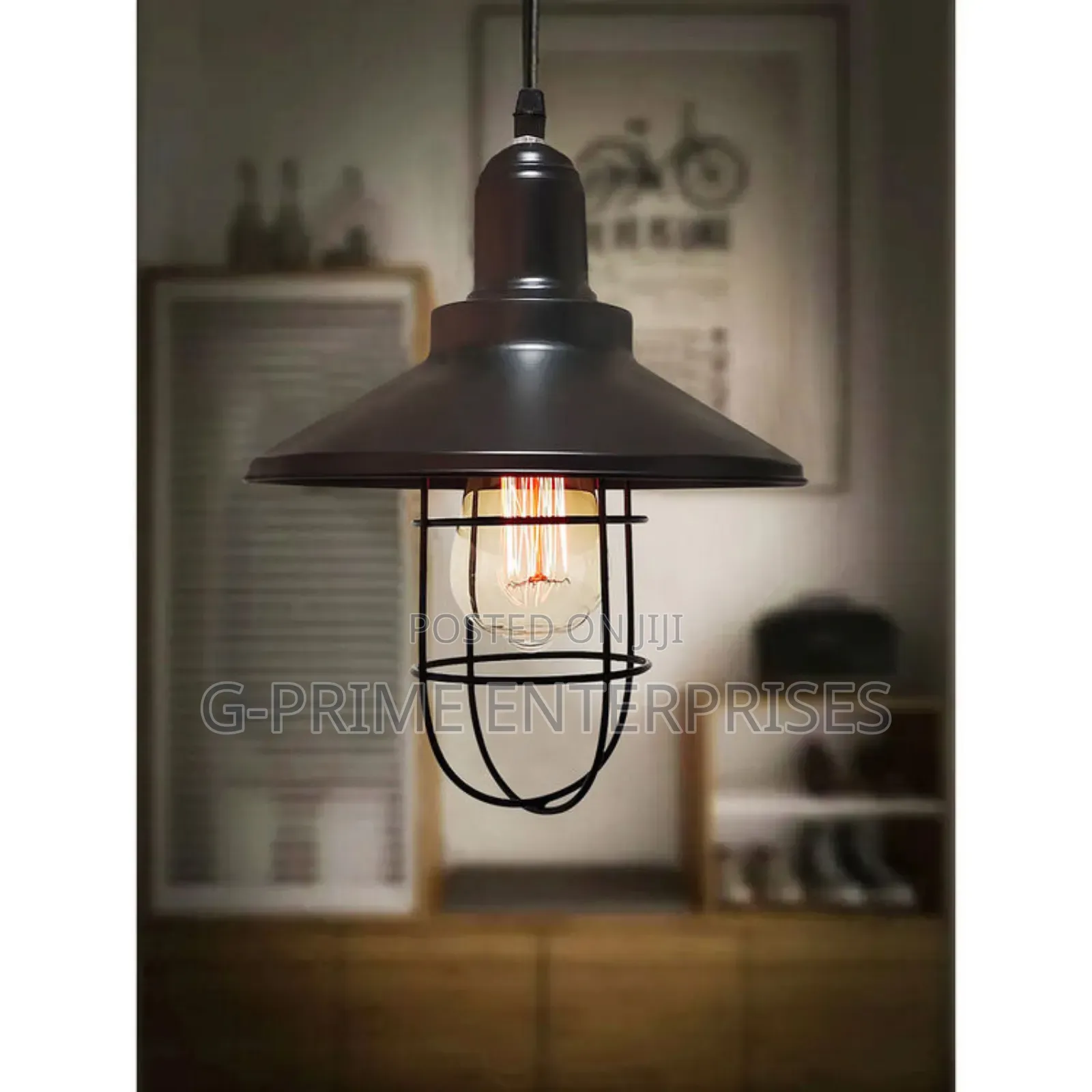 Cage Pendant Light