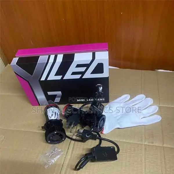 Hi-Lo Beam Y7 H4 Mini Projector Motorcycle Led Headlights – Plug Play