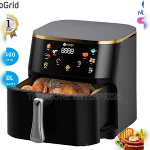 Nunix 10l Digital Air Fryer , Black 