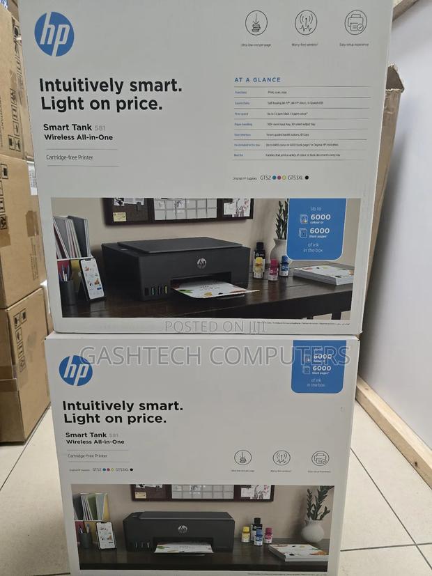 Hp Smart Tank 581 All-in-One A4 Printer (4a8d4a)
