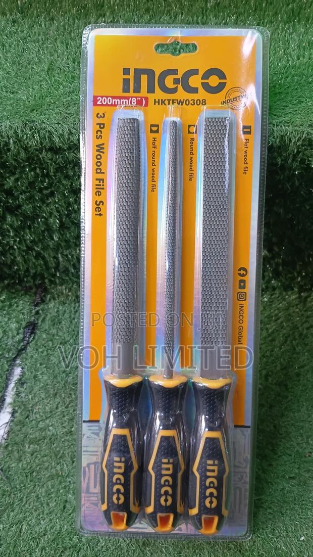 Ingco 3 PCS Wood File Set (Model Hktfw0308).