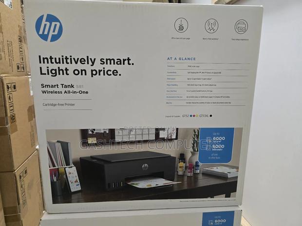 Hp Smart Tank 581 3-in-1 A4 Color Printer