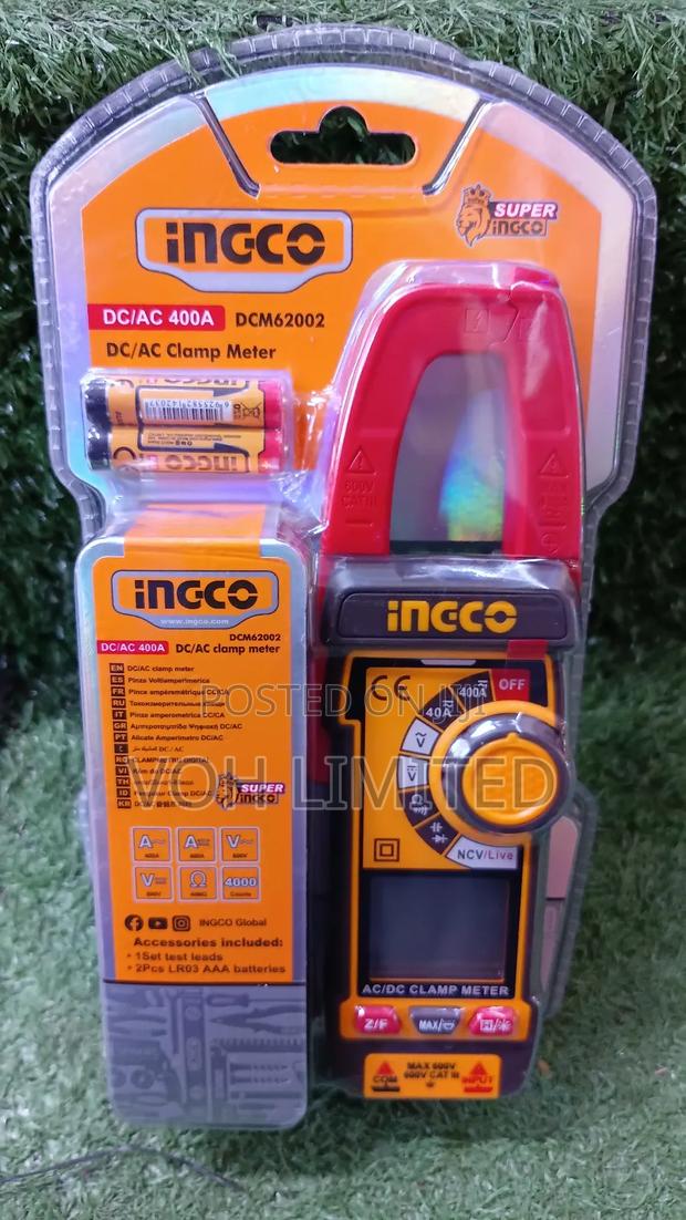 Ingco Dcm62002 Ac/Dc Clamp Meter,