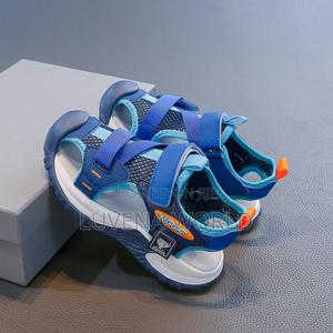Blue Kids Sandals - main view