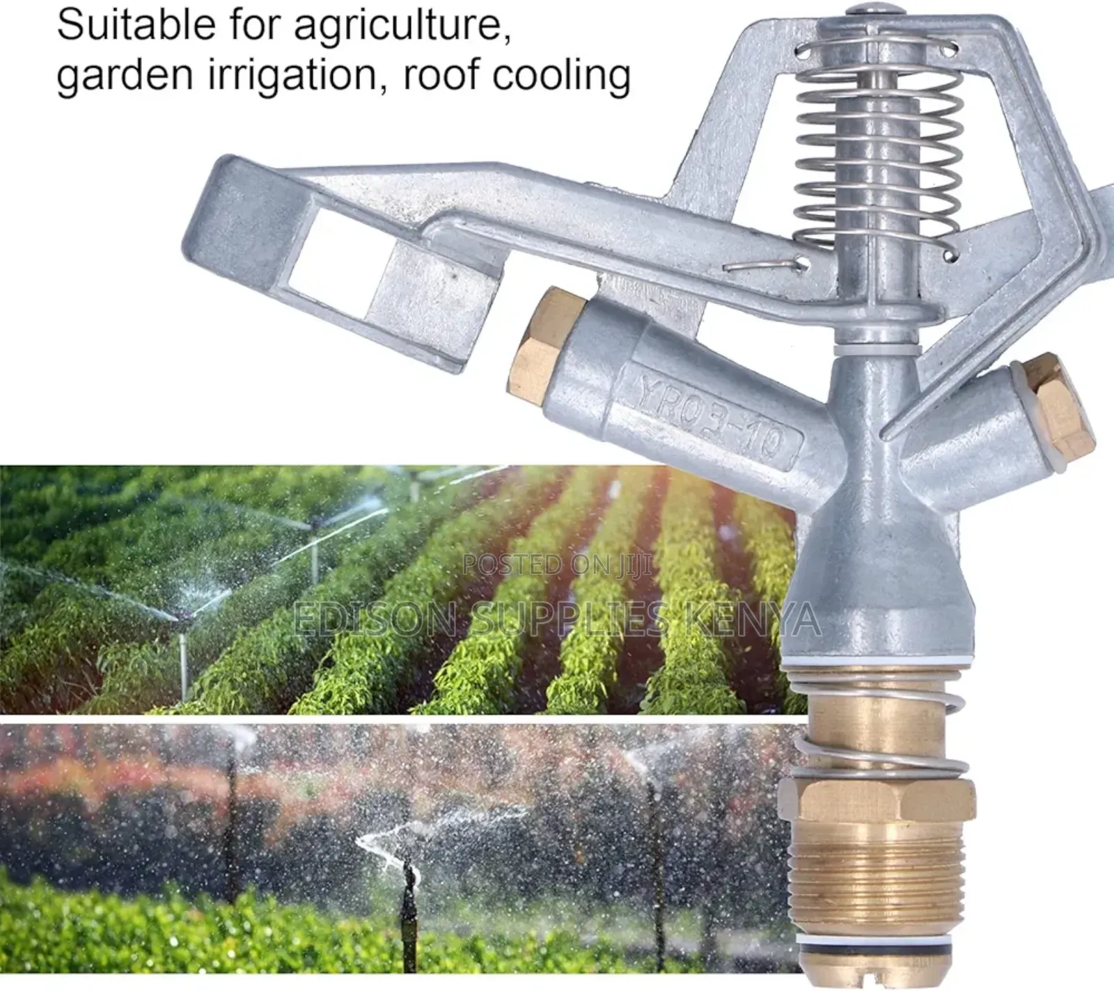 Sprinklers 3/4" Inch Metal Watering Lawn Heavy Duty Sprinkler Heads