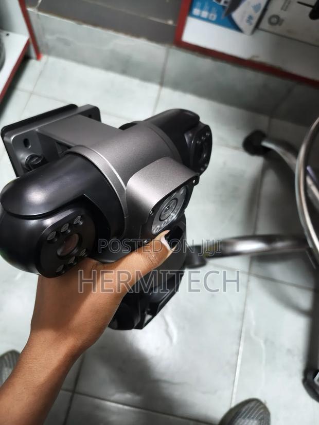 V380 4g Sim Electric Cameras Triple Lens Night Lights Alarm Alert - main view