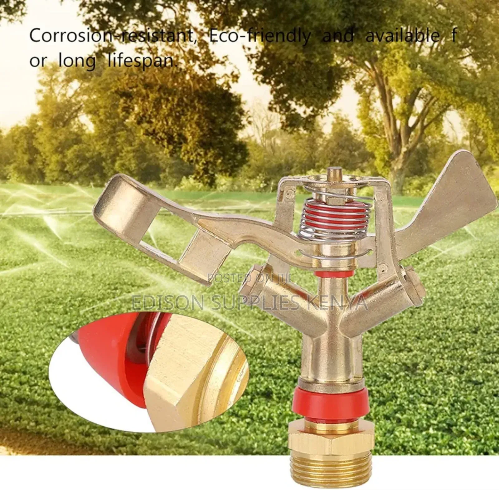 Sprinklers 3/4" Inch Metal Watering Lawn Heavy Duty Sprinkler Heads