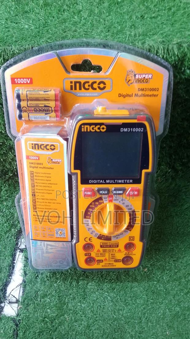 Ingco Digital Multimeter, Model Dm310002.