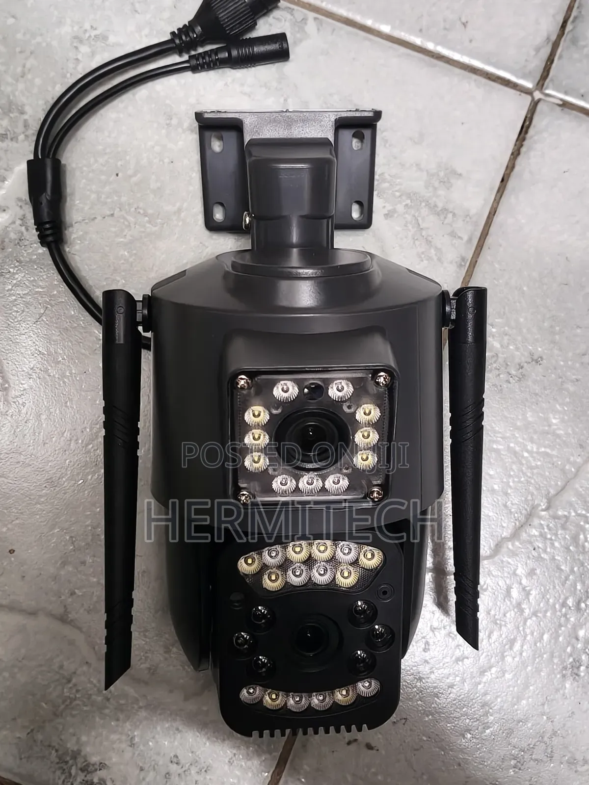 4g Network CCTV Dual Lens Lighting for Night Vision Ethernet Cable