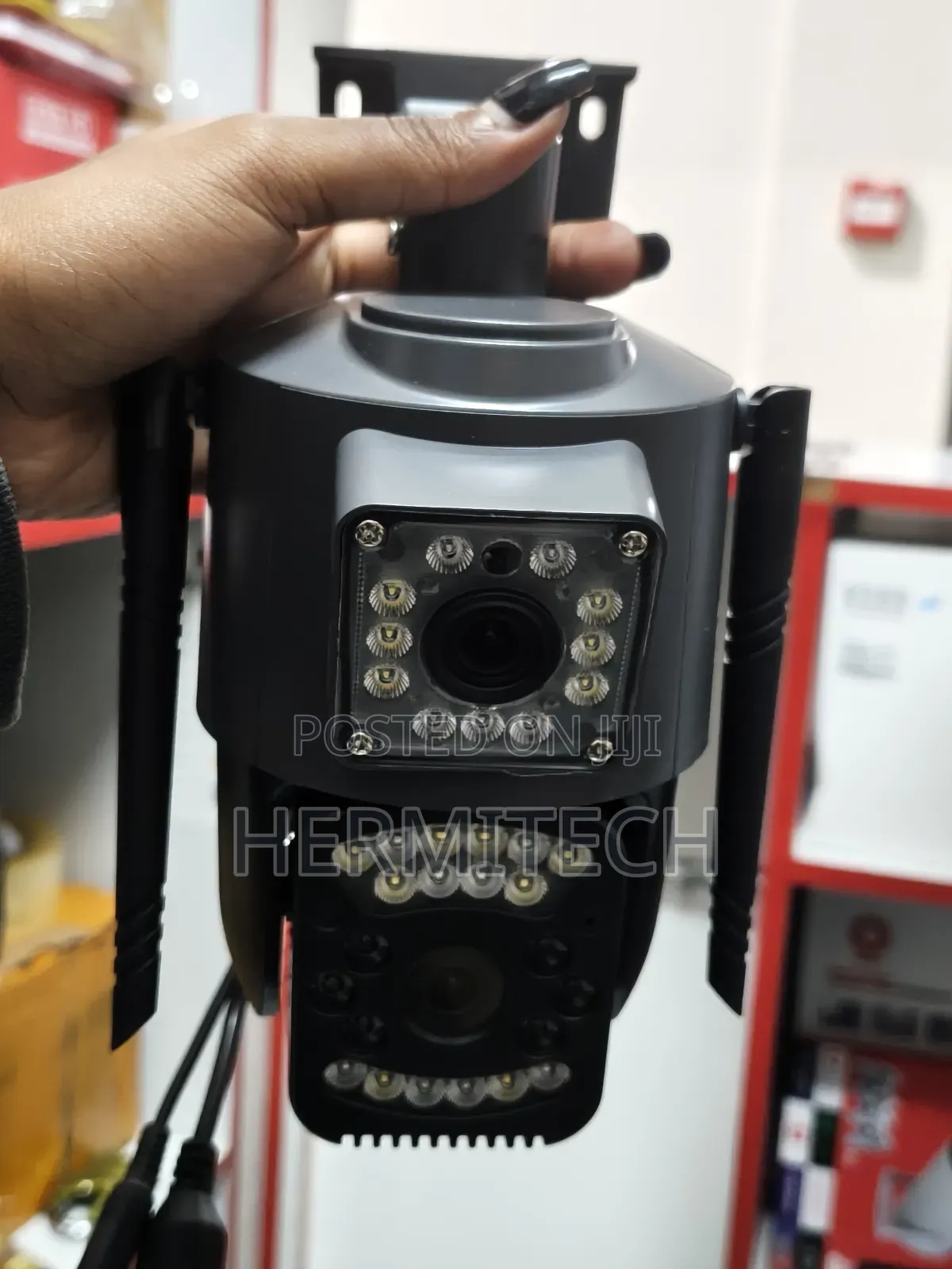 V380 Control PTZ Dual Lens 4g Electric Ethernet Cable