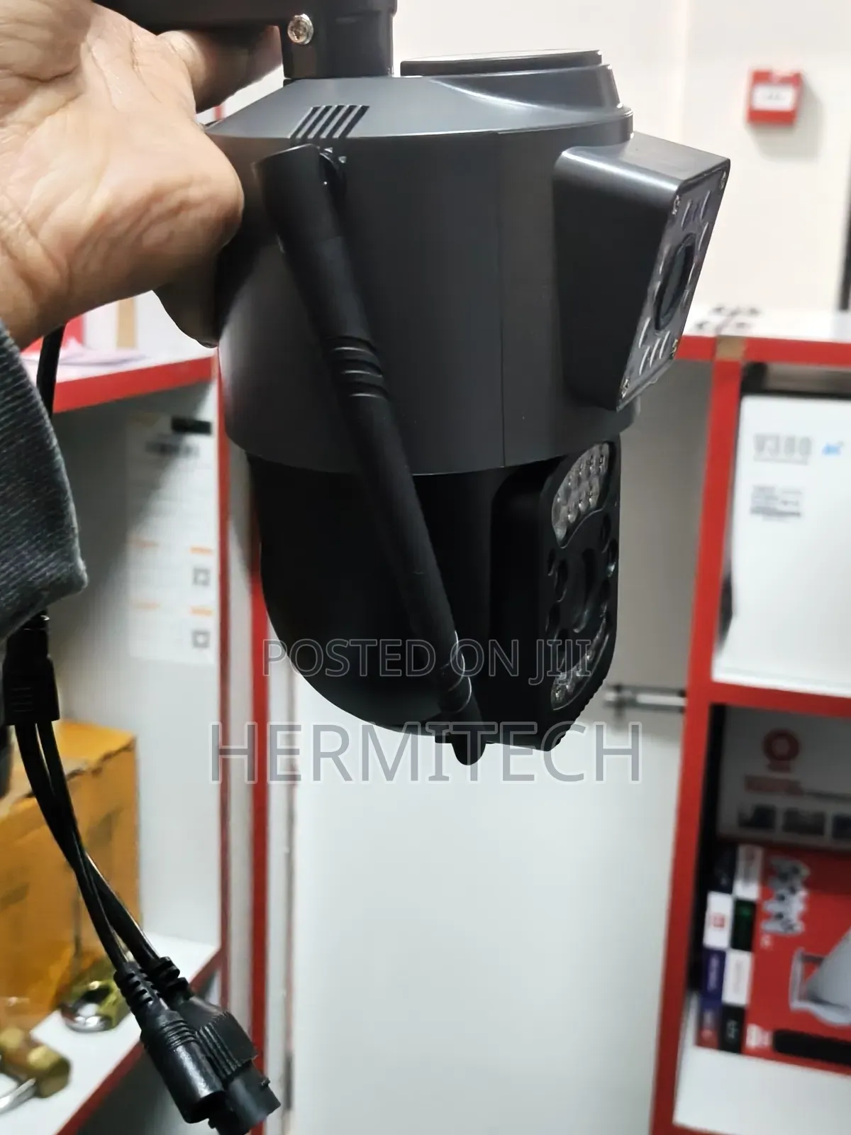 V380 Control PTZ Dual Lens 4g Electric Ethernet Cable