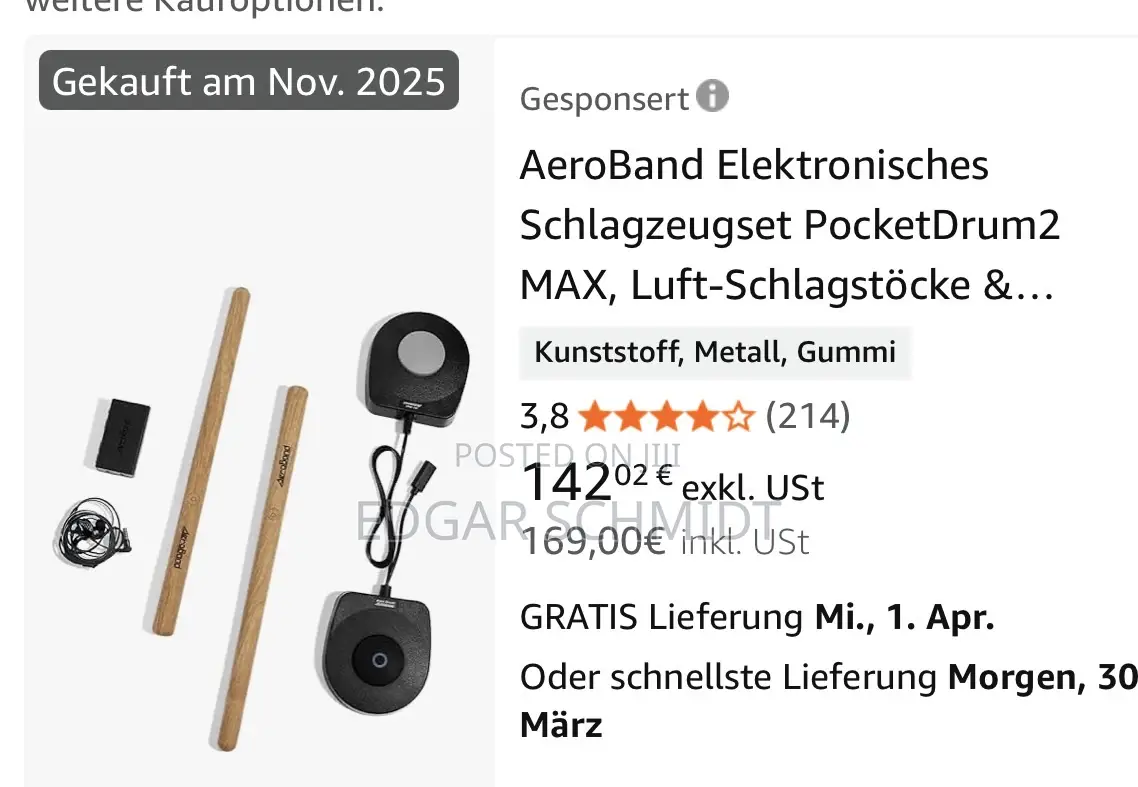 Pocket Air Drum