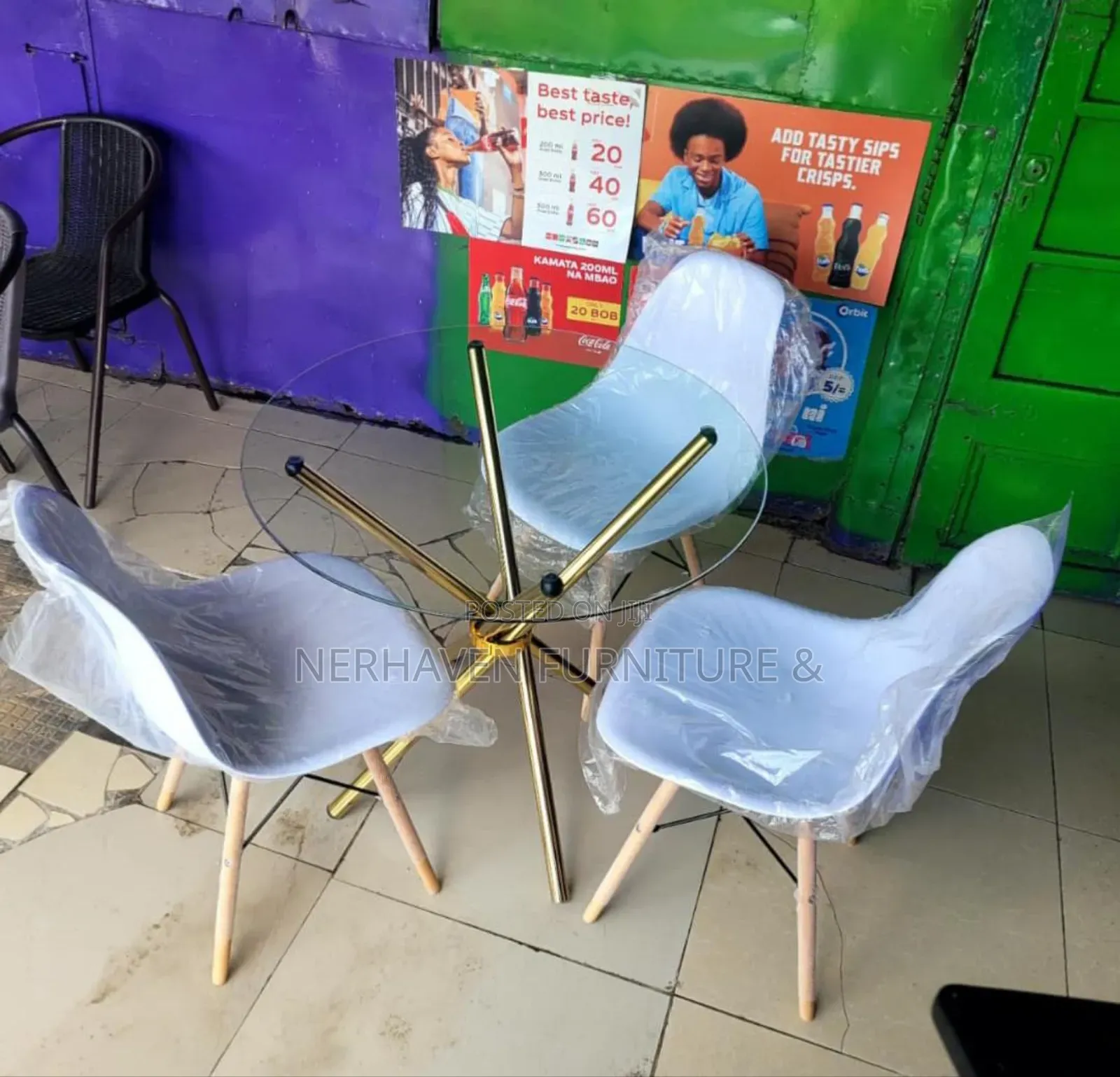 3 Seater Dining Set – Modern Compact Dining Table Set