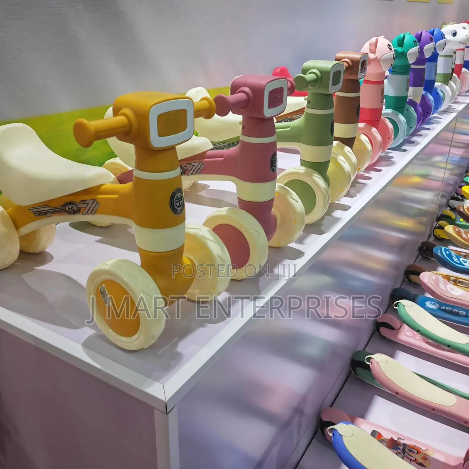 Colorful Lighting Balance Bike Toystoddler Balance Bike, No Pedal