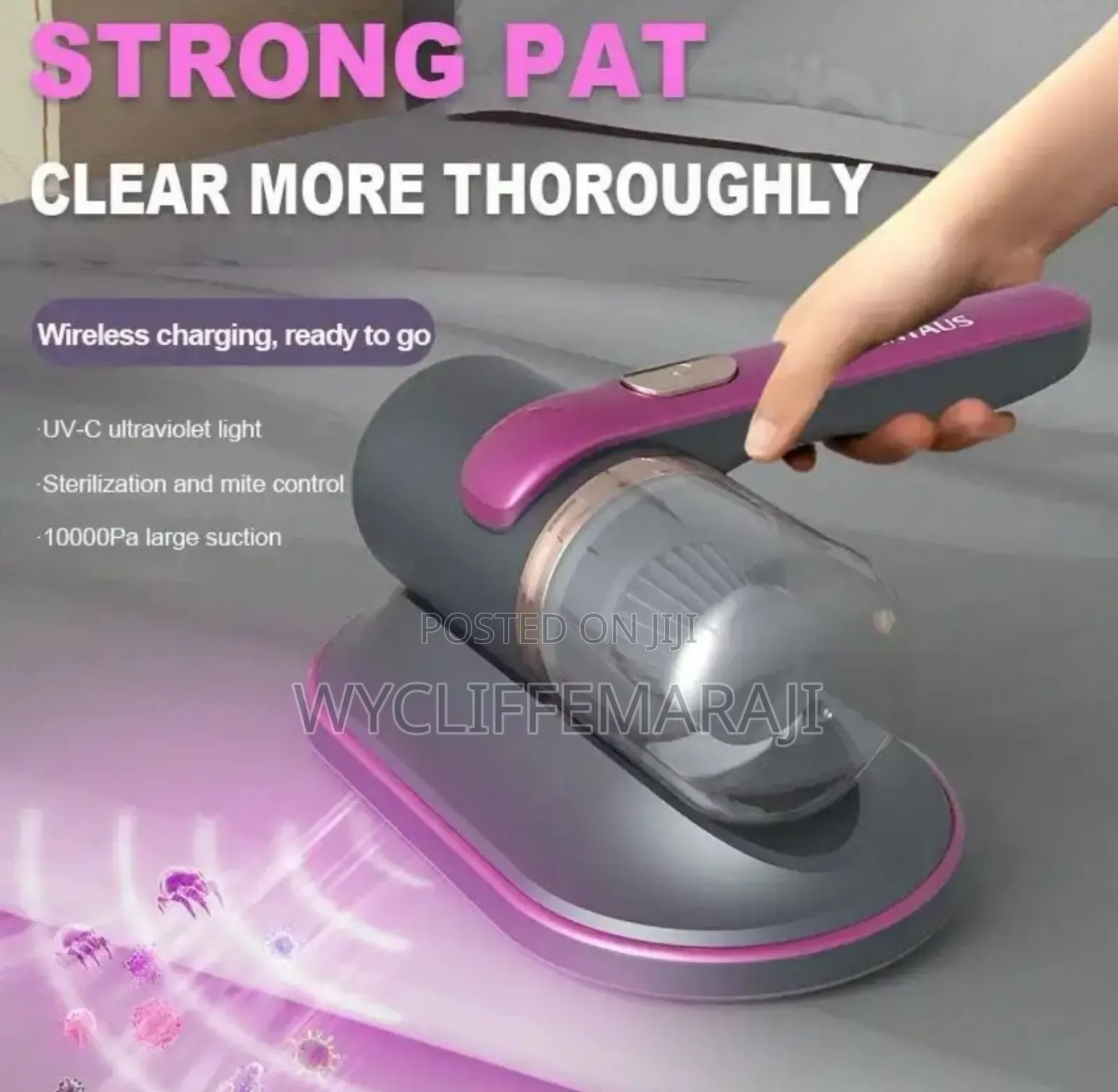 Handheld Mattress Suction Mite Removal Instrument Kills Bacteria