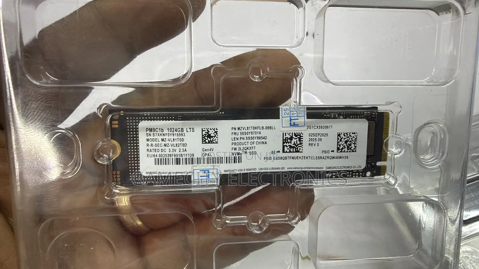 Samsung 1tb Gen4x4 Pm9c1b Nvme SSD