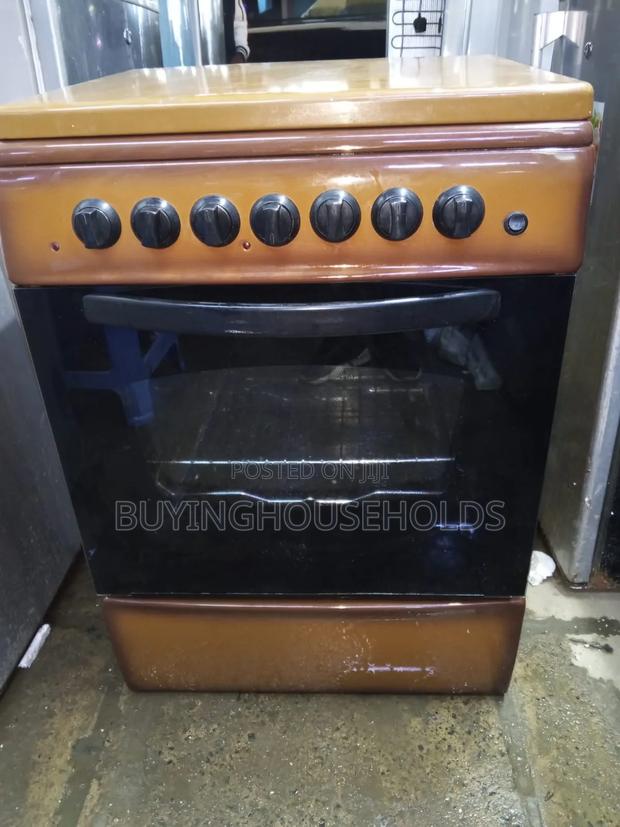 Ramtons 60x60 Cooker 3gas+1electric(Brown)