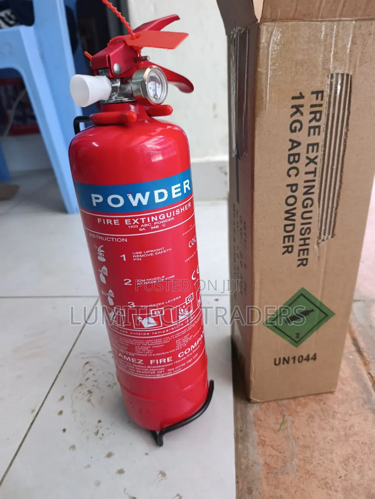 1kg Dry Powder Fire Extinguisher