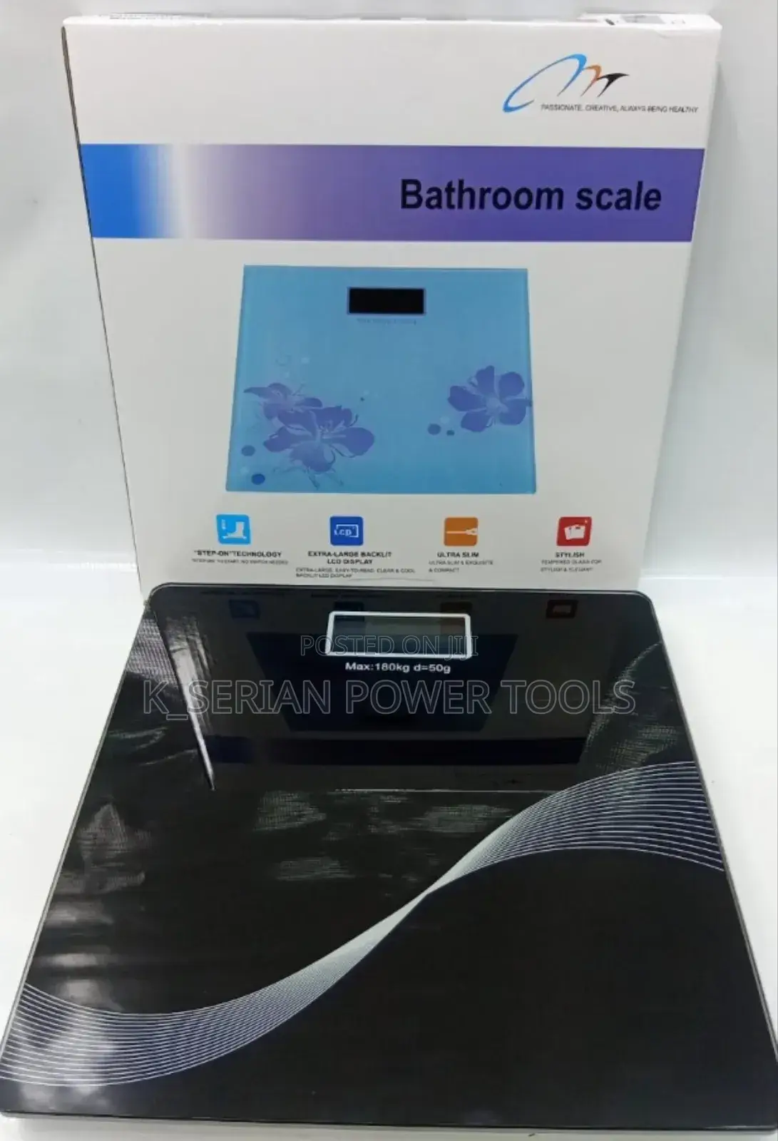 Quality 180kg Portable Personal Scale/Bathroom Scale