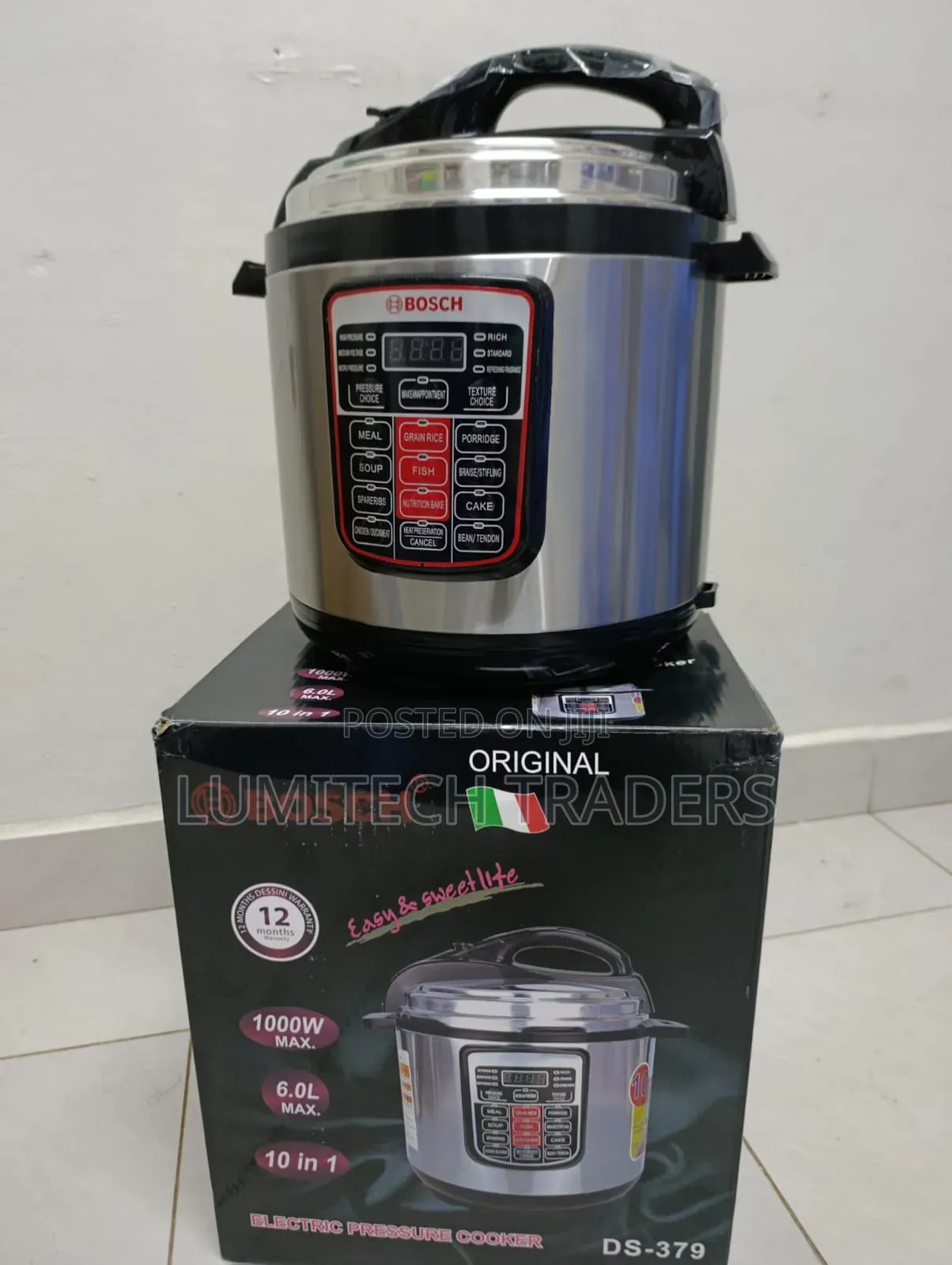 Bosch 6 Litres Electric Pressure Cooker (Non Stick)