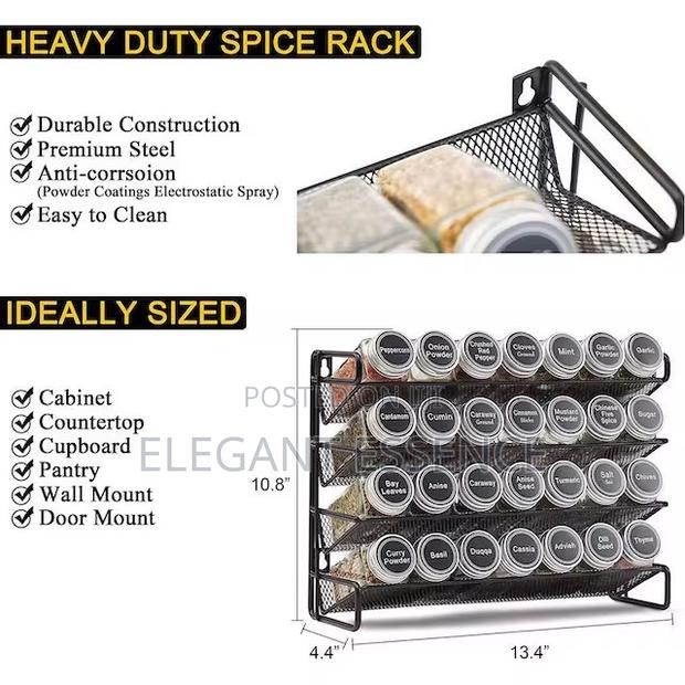 4 Layer Rack With 28pcs Bottles With Labels and White Pen - thumbnail 2