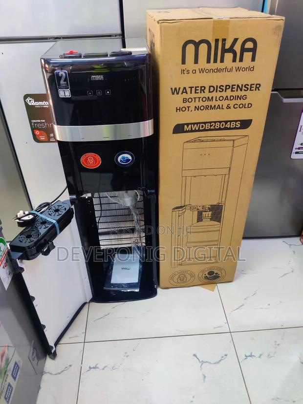 Mika Dispenser Bottom Load 2804 Hotnormalcold Black Compressor Cooling
