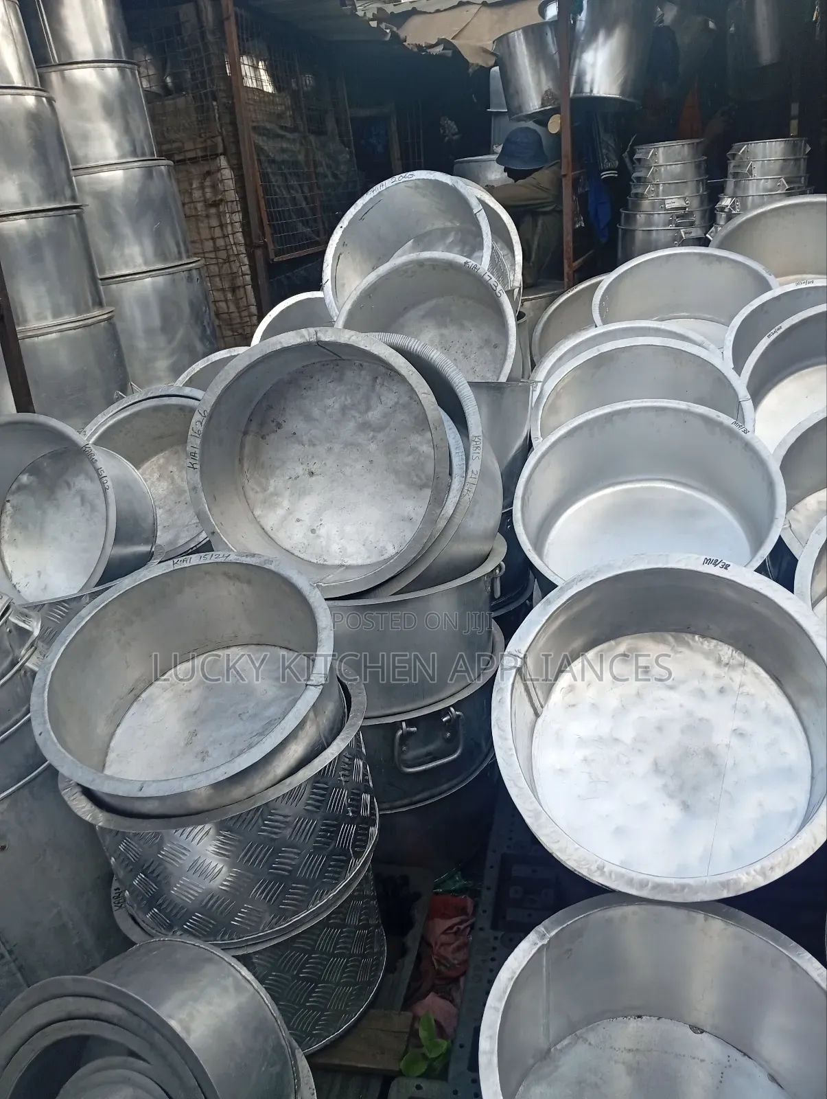 Heavy Duty Aluminium Juakali Sufuria.