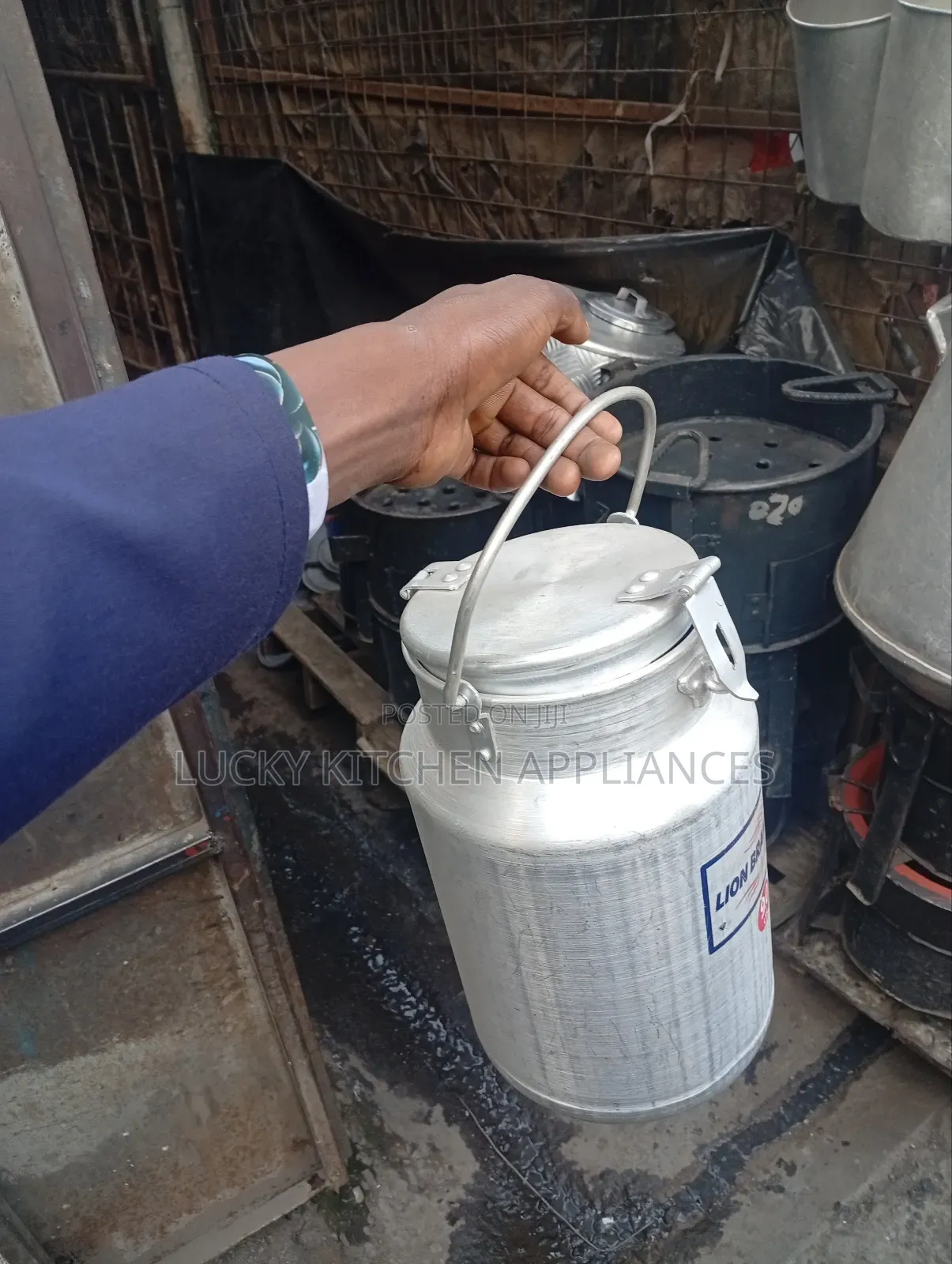 Milk Can Aluminium.