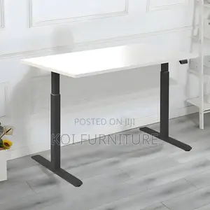 Office Desk; 1.2 Meters Electric Desk With Smooth Effortless Height