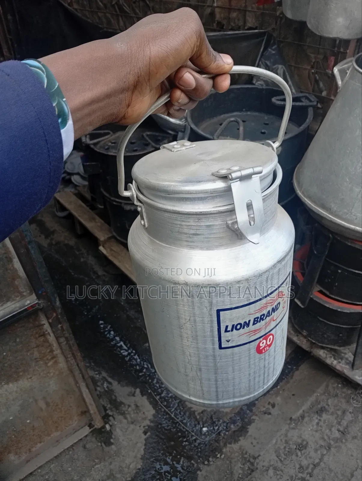Milk Can Aluminium.