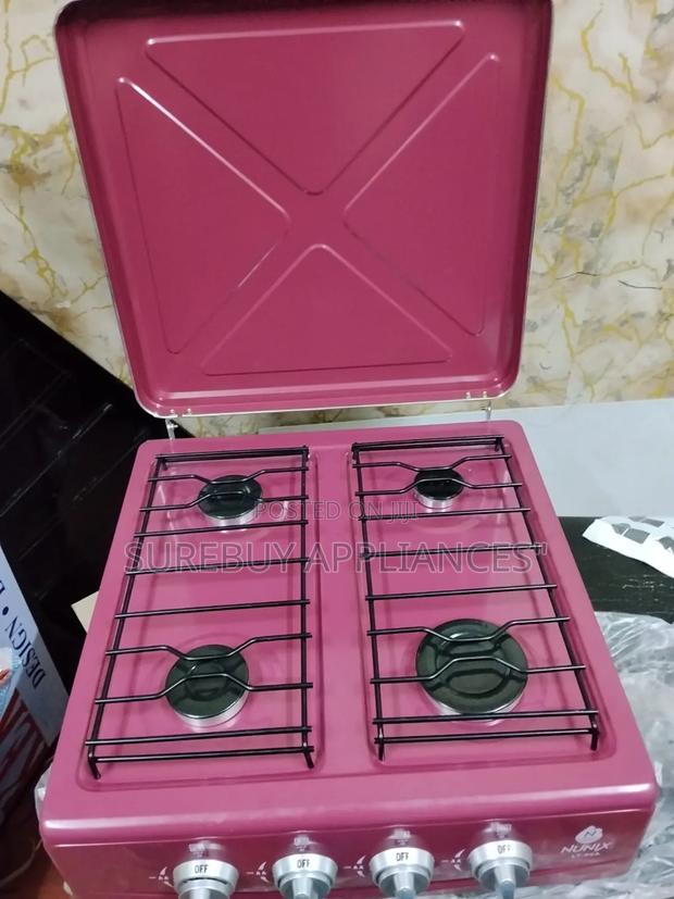 Nunix 4 Burner Full Gas Table Top Cooker With Auto Ignition