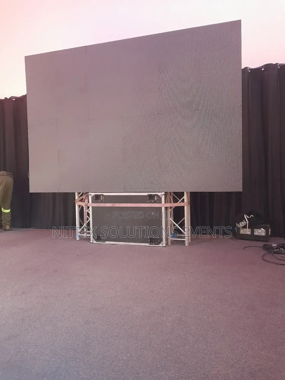 Led Screen Panels Set Up for Both Indoor and Outdoor