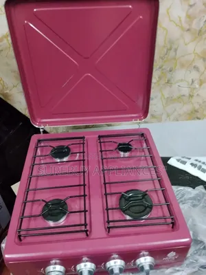 Nunix Heavy Duty 4 Gas Burner Table Cooker With Metallic Lid