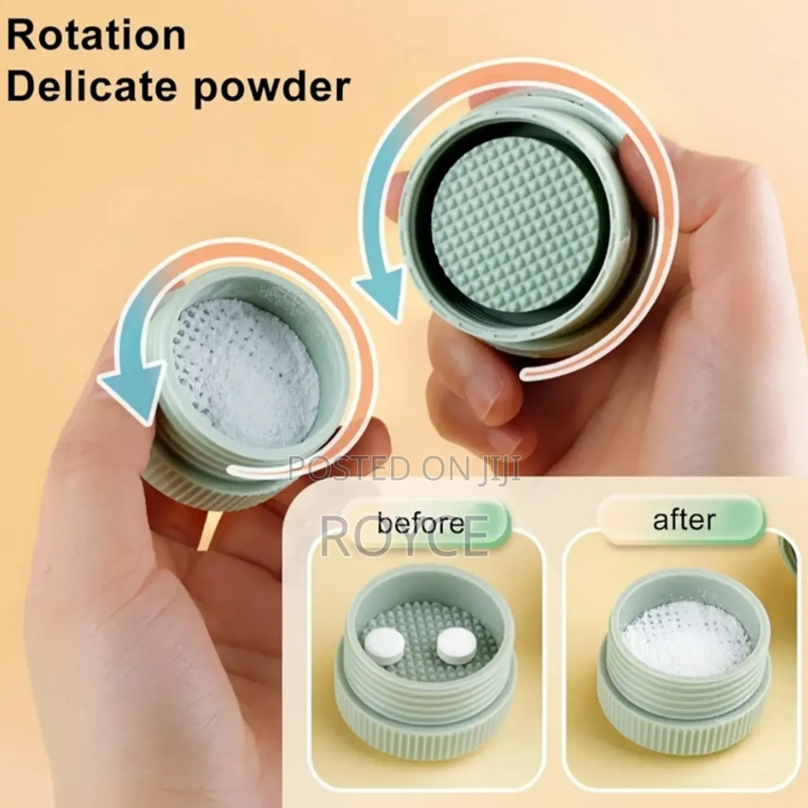 4 in 1 Pill Crusher Medicine Box