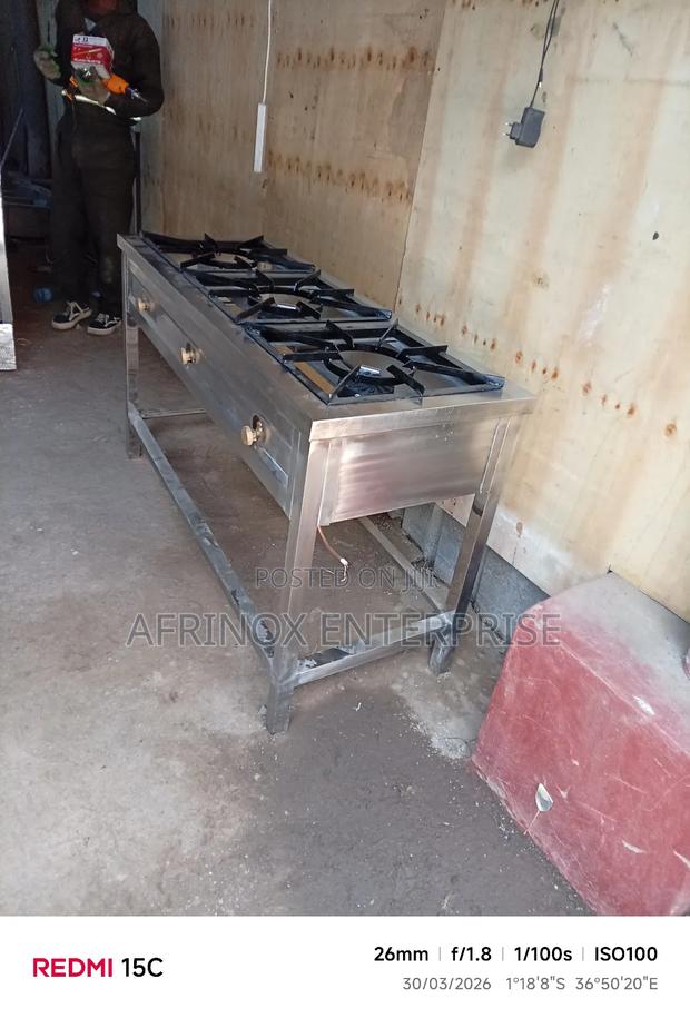 3 Burners Commercial Cooker - main view