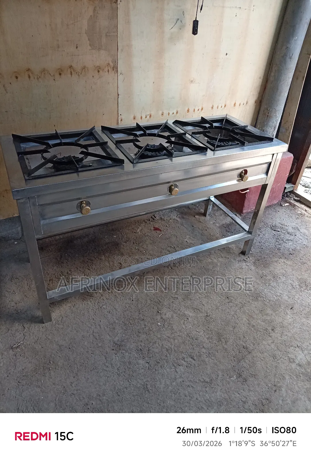 High Pressure Gas Cooker 3 Burners