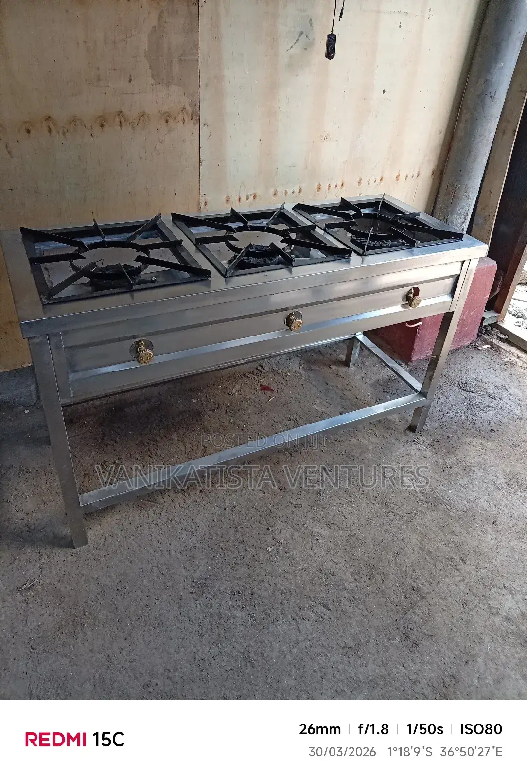High Pressure Gas Cooker 3 Burners