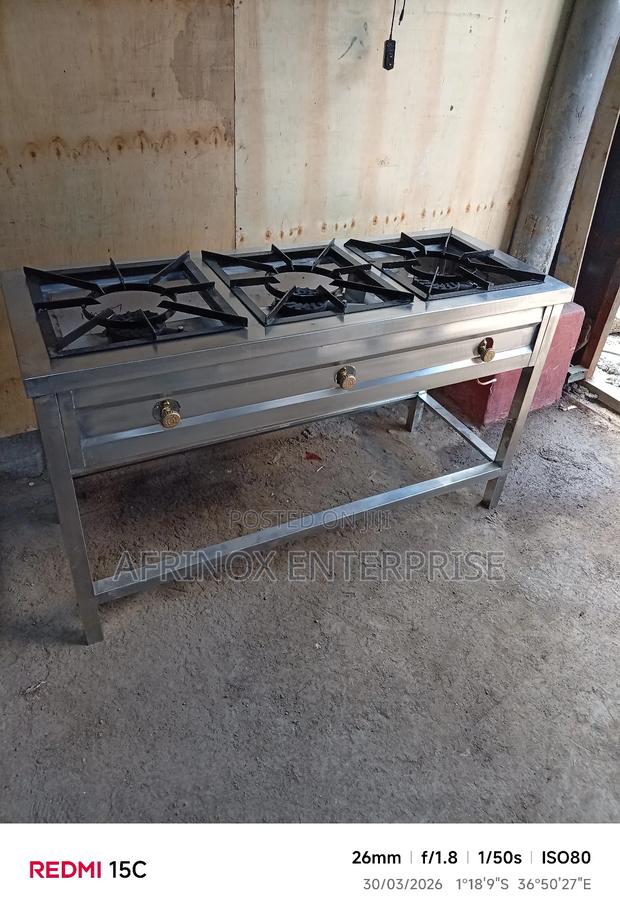 High Pressure Gas Cooker 3 Burners - main view